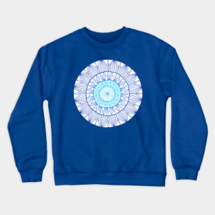 Blue Mandala Crewneck Sweatshirt